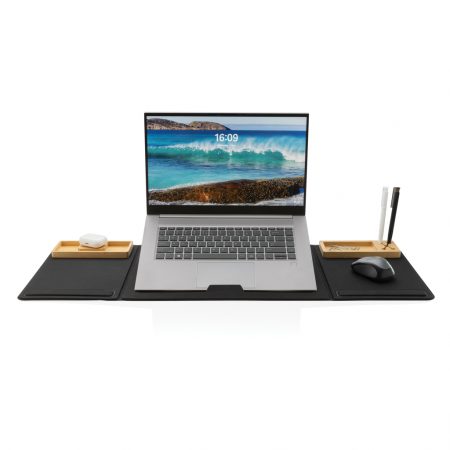 Impact AWARE RPET Foldable desk organizer with laptop stand - Image 2