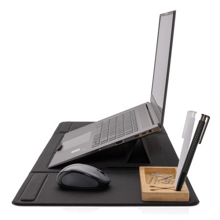Impact AWARE RPET Foldable desk organizer with laptop stand - Image 7