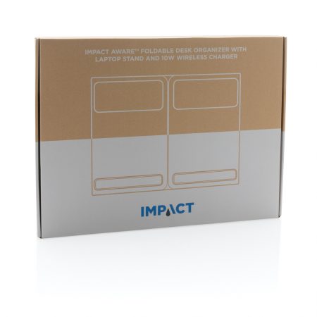 Impact AWARE RPET Foldable desk organizer with laptop stand - Image 17